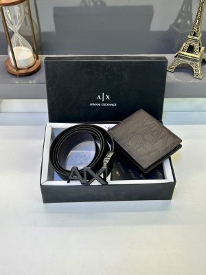 Arman_i Exchange Black Brown Belt &Wallet Combo Fa 727 