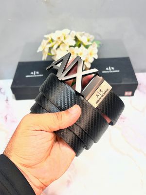 Ax ARMAN_I EXCHANGE PREMIUM QUALITY IMP REVERSEABLE BELT WITH OG BOX