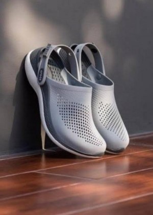 literide 360 clogs sandal grey white