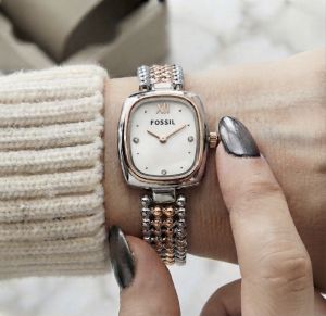 Fossi l Watch For Her Twoton Rose white 658