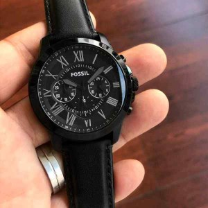 FOSSI_L GRANT ALL BLACK SILVER FONT PREMIUM AAA