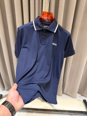 Boss imported Primium Polo T-shirt Navy Blue 