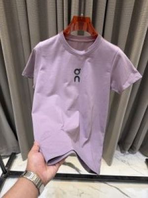 On Cloud Purple Premium Round Neck Tshirt