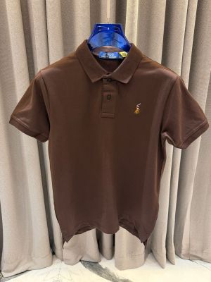 Ralp_h Lauren imported Polo T-shirt Dark Brown 