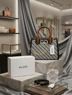 Ald_o womens Heap Black with Dust Bag & box s8948
