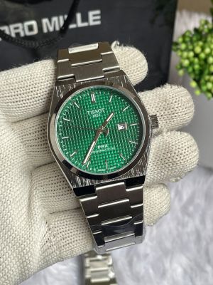 TISSO T PRX QUARTZ SILVER GREEN TEXTURE AT104