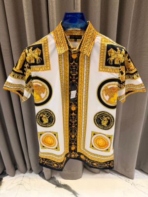 Versace Borroco Half Shirt Gold