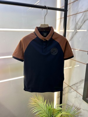 boss x porsche edition Navy collar neck premium tshirt f5040 Ny