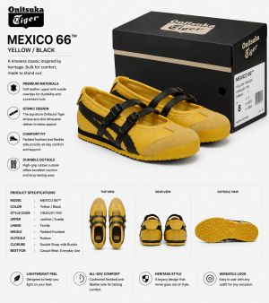 ONITSUK_A TIGER MEXICO 66 TGRS YELLOW BLACK FIX