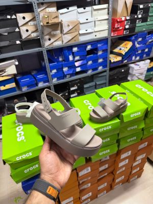 WMNs Croccs Brooklyn Sandals For Her mushroom