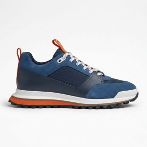 HERME.S LEADER SNEAKER BLUE ORANGE UA QUALITY 