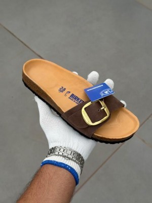 Bir ken stock Madrid Big Buckle Brown Brandy