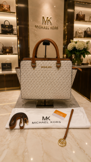 Michael kor_s Sienna Medium Satchel Bag With DustCover 6370