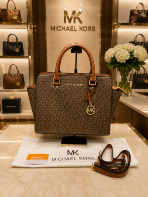 Michael kor_s Sienna Medium Satchel Bag With DustCover 6371