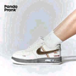 Nikee Airforce 1 X Panda Prank Fog Wrapped 493