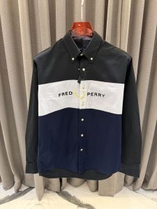Fred Perr_y Olive With Blue Premium Shirt