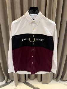 Fred Perr_y White With Maroon Premium Shirt