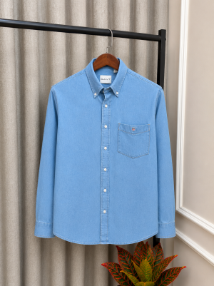 Gant Light Blue Pure Denim Premium Shirt(1127)