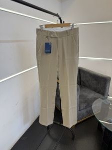 Loui s vuitton arman i fabric imported korean boot cut trousers beige