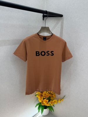 Boss Brown Premium Round Neck Polo T-shirt F3818-BR