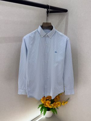 Lacost e Sky Lining Embroidery Logo Oxford Lycra Premium Shirt F3739-SK