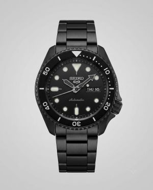Seiko 5 Sports Automatic Full Black 