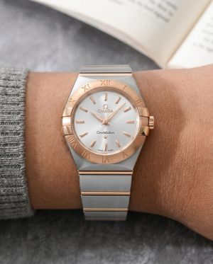 Omeg_a Constellation Sedna 2Ton-Copper-White Womens 