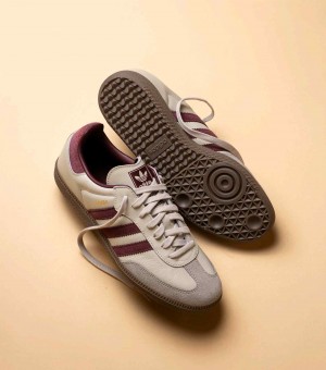 Adidass Samba OG Putty Grey Maroon 1226