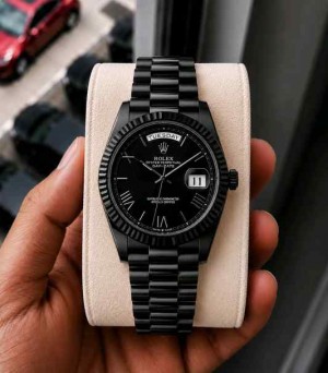 Role_x Day date All Black Face
