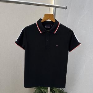 Tomm_y Hilfiger Black Premium Polo Neck Tshirt 554