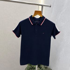 Tomm_y Hilfiger Navy Blue Premium Polo Neck Tshirt 554