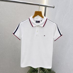 Tomm_y Hilfiger White Premium Polo Neck Tshirt 554
