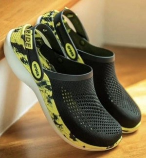 Crocs Lite Ride Marbled Black Yellow