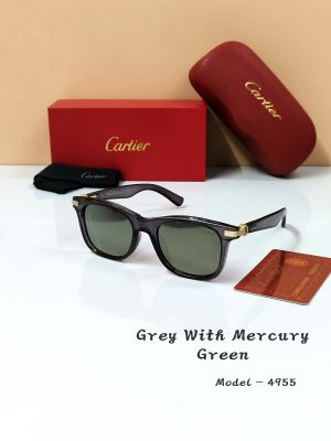 CARTIE_R 4955 NEW LATEST GREY WITH GREEN MERCURY EXCLUSIVE STORE MODEL 445
