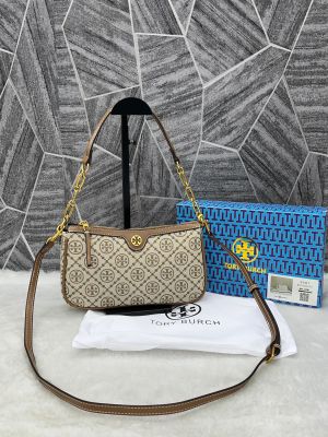 Toryy Burch Brown Studio Shoulder Crossbody Bag With OriginalBox & DustCover