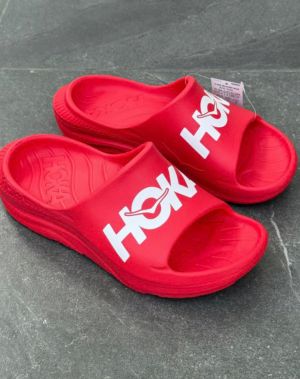 Hokaa Ora Athletic Slide Red