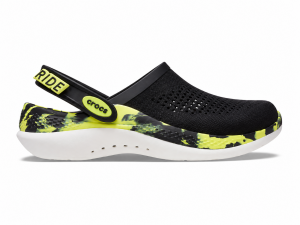 Croc s Literide 360 Marbled Yellow With Carry Bag
