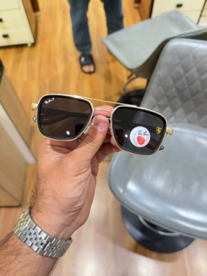  Rayban 06 gold Black Sunglass