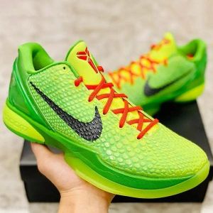 Kobe 6 Reverse Grinch Green Neon Shoes For Men Fix