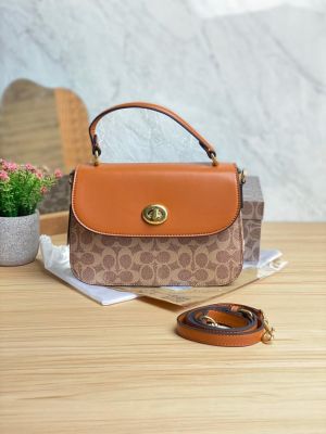 Coac_h Marlie_Top_Handle_Crossbody_Bag_With_OG_Magnetic_Box_&_Dust_Bag_5449