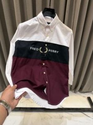 Fred Perr_y White With Maroon Premium Shirt