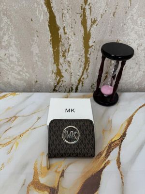 Michae.l_Kors MK Printed Logo Zipper Wallet With Box (60067)