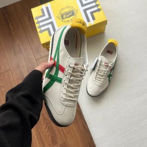 Onitsuk.a Tiger Me_xico 66 SD Birch Green Red Sneakers 