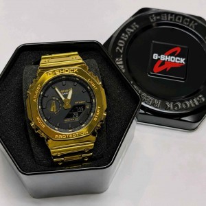 G SHOCK GA 2100 GOLD