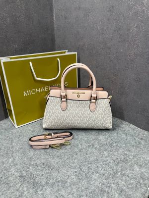 Michaell Kors Arden Satchel With OG Box & Dust Cover 2387 Beige Pink 