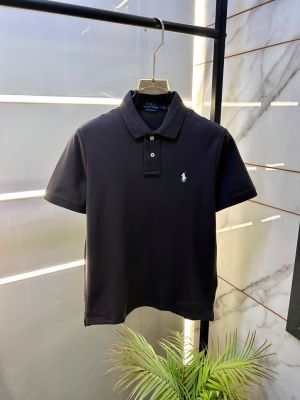Ralp h Lauren Grey Polo Premium Collar Neck T-shirt F3926-GY