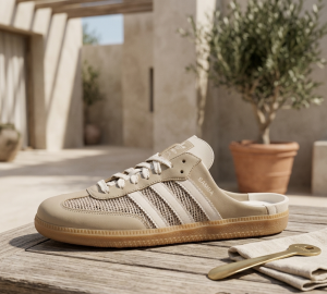 ADIDA.S SAMBA MULE BEIGE 