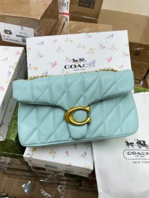 Coac_h quilted tabby shoulder bag  26 with box 915