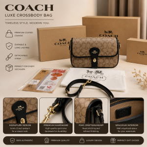 COAC.H HADLEY BROWN SHOULDER BAG PREMIUM WITH OG BOX
