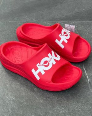 Hokaa Ora Athletic Slide Red
